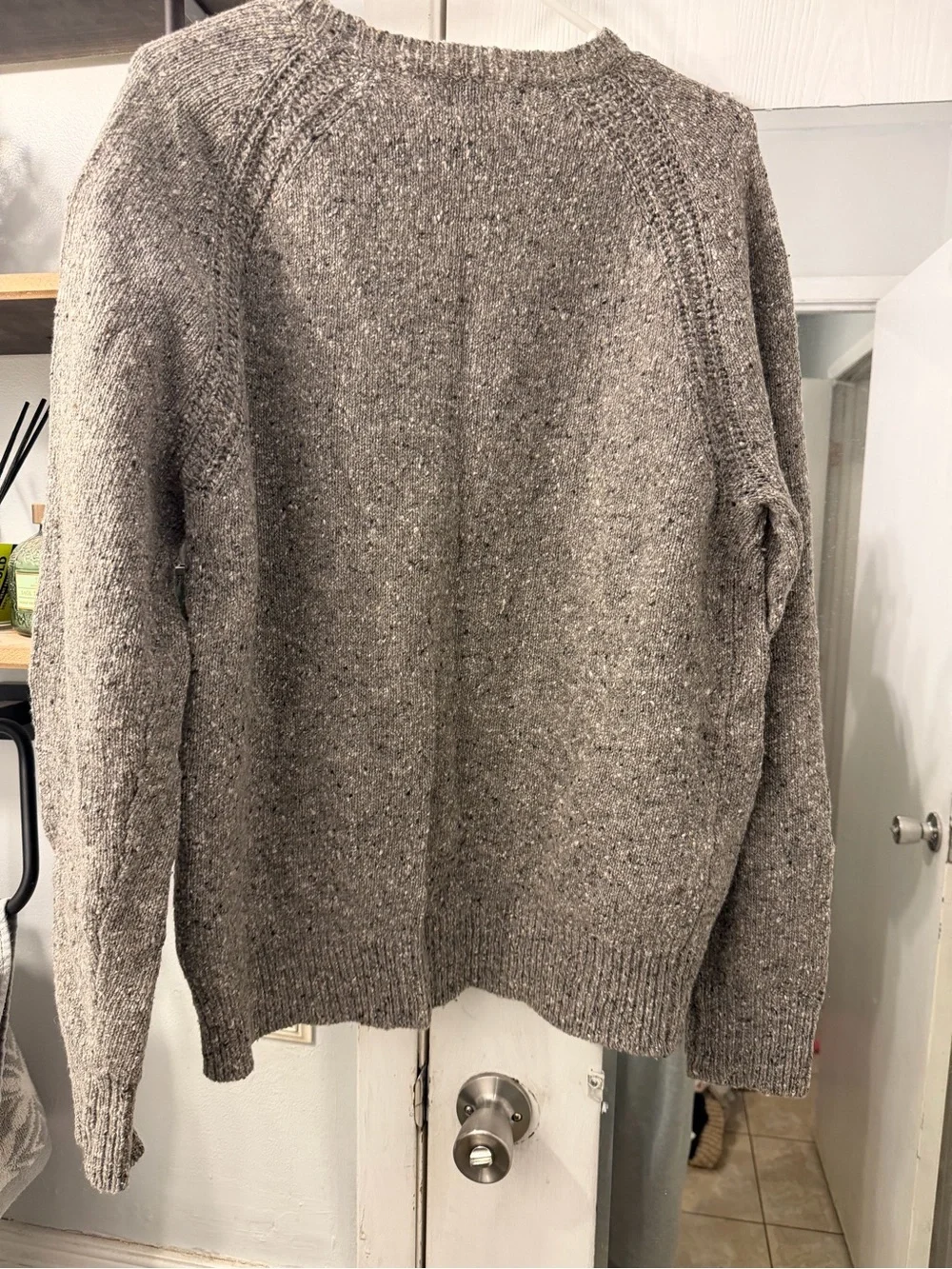 J. Crew Heather Gray Crewneck Sweater